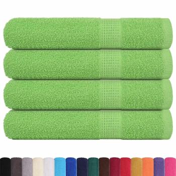 Saunatücher FROGN 4 Stk. Apfelgrün 80x200 cm 360 g/m²