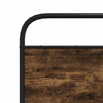 Ersatz-Kopfteil Räuchereiche 120 cm Stahl und Holzwerkstoff