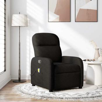 ARDEBO.de - Massagesessel Schwarz Stoff