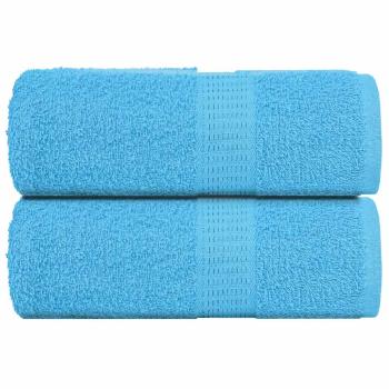 ARDEBO.de - Gästetücher FROGN 2 Stk. Türkis 30x50 cm 360 g/m²