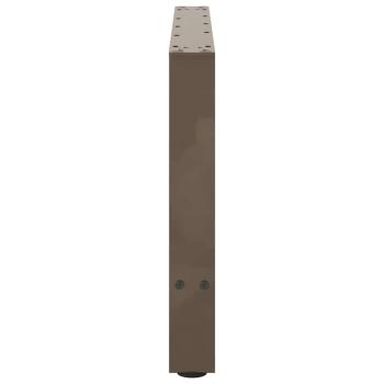 Couchtischbeine Naturstahl 2 Stk. 70x(42-43) cm Stahl