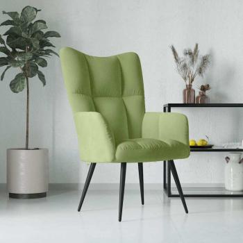 ARDEBO.de - Relaxsessel Hellgr?n Samt