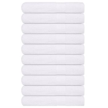 ARDEBO.de - Saunatücher FROGN 10 Stk. Weiß 80x200 cm 360 g/m²