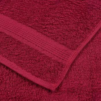 Gästetücher FROGN 4 Stk. Bordeaux 30x50 cm 360 g/m²
