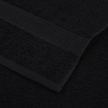 Handtücher FROGN 10 Stk. Schwarz 50x100 cm 360 g/m²