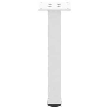 Couchtischbeine 4 Stk. Weiß 30-32 cm Stahl