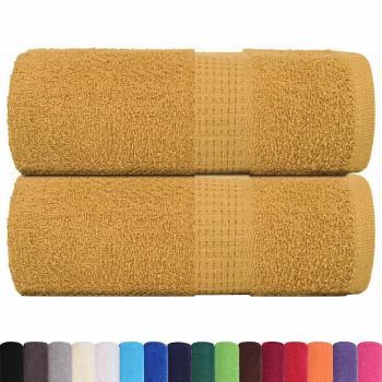 Gästetücher FROGN 2 Stk. Gold 30x50 cm 360 g/m²