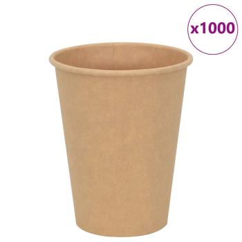 ARDEBO.de - Pappbecher 1000 Stk. 12oz 300ml Braun