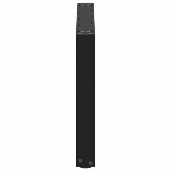 Couchtischbeine U-Form 2 Stk. Schwarz 60x(42-43) cm Stahl