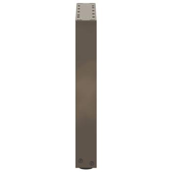 Couchtischbeine U-Form 2 Stk. Naturstahl 38x(42-43) cm Stahl