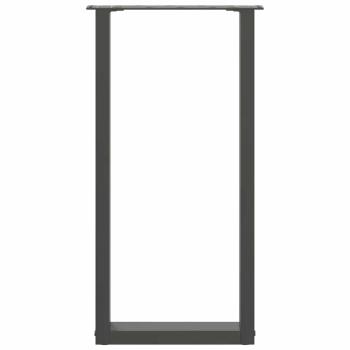 Konsolentischbeine U-Form 2 Stk. Anthrazit 38x(72-73) cm Stahl