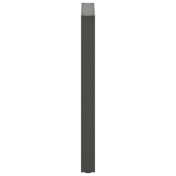 Bartischbeine U-Form 2 Stk. Anthrazit 60x(90-91) cm Stahl