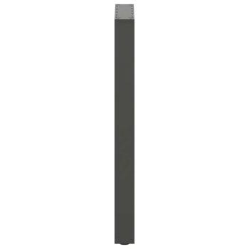 Bartischbeine U-Form 2 Stk. Anthrazit 40x(90-91) cm Stahl
