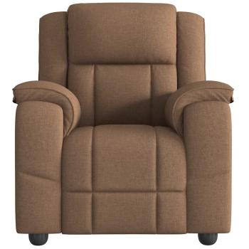 Massagesessel Braun Stoff