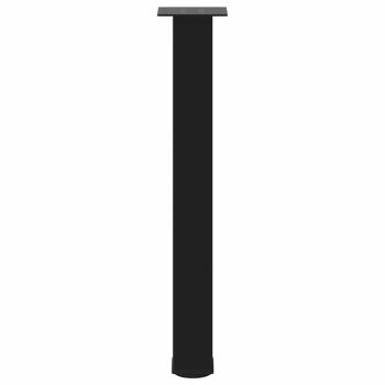 Konsolentischbeine 4 Stk. Schwarz 72-74 cm Stahl