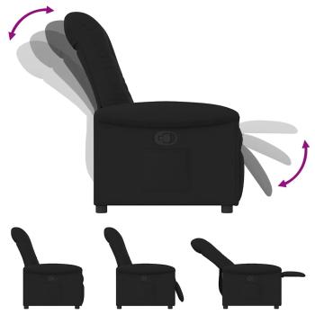 Relaxsessel Schwarz Stoff