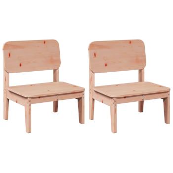 Gartenst?hle 2 Stk. 60x52,5x72 cm Massivholz Douglasie