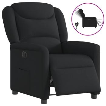 ARDEBO.de - Relaxsessel Elektrisch Schwarz Stoff