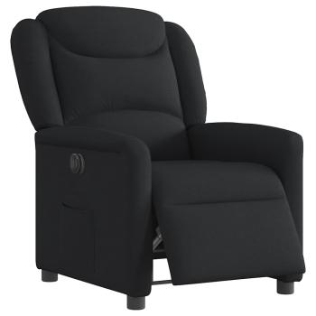 Relaxsessel Elektrisch Schwarz Stoff