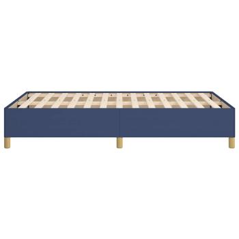 Bettgestell ohne Matratze Blau 120x190 cm Stoff