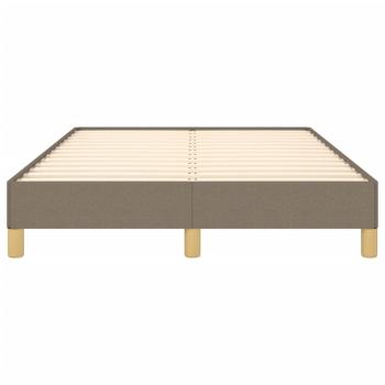 Bettgestell ohne Matratze Taupe 120x190 cm Stoff