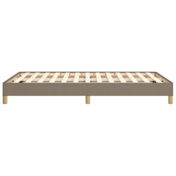 Bettgestell ohne Matratze Taupe 120x190 cm Stoff