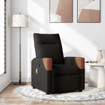 ARDEBO.de - Massagesessel Schwarz Stoff