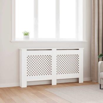 ARDEBO.de - Heizkörperabdeckung Weiß 152x19x81,5 cm MDF