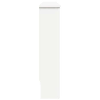 Heizkörperabdeckung Weiß 152x19x81,5 cm MDF