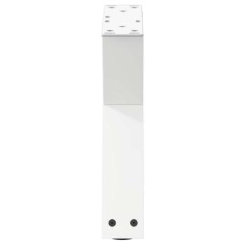 Couchtischbeine 2 Stk. Weiß 40x(30-31,3) cm Stahl