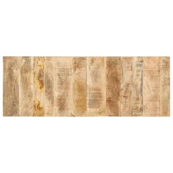 ARDEBO.de - Kopfteil 140 cm Massives Rohholz Mango