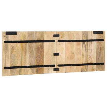 Kopfteil 140 cm Massives Rohholz Mango
