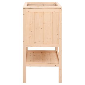Hamsterkäfig 55 x 40 x 80 cm Massivholz Tanne