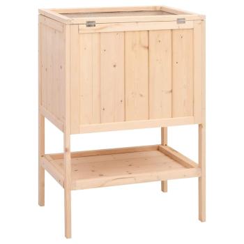 Hamsterkäfig 55 x 40 x 80 cm Massivholz Tanne