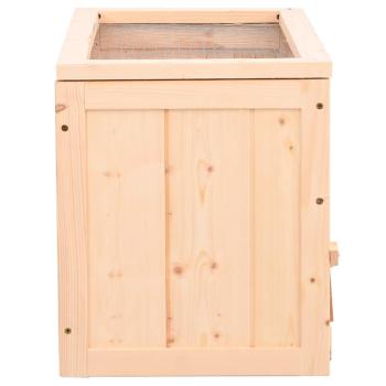 Hamsterkäfig 60x30x35 cm Massivholz Tanne