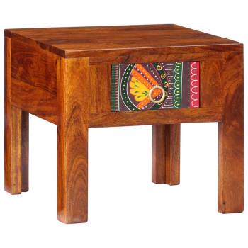 ARDEBO.de - Nachttisch 40x40x36 cm Massivholz Akazie