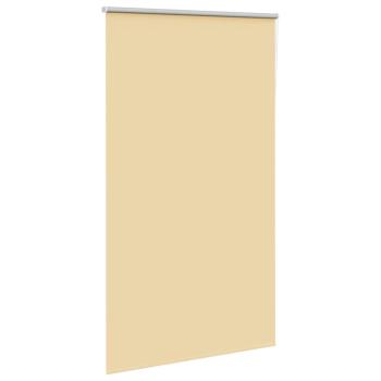 Verdunkelungsrollo Beige 140x230 cm Stoffbreite 136,6 cm
