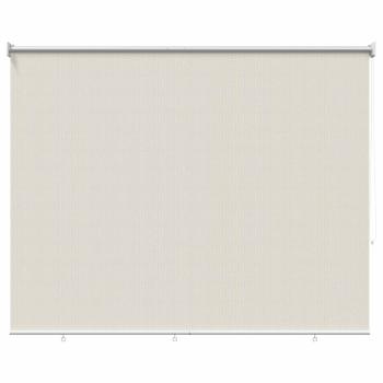 ARDEBO.de - Außenrollo 205 (B)x140 (H) cm Cremeweiß