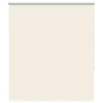 Verdunkelungsrollo Cremeweiß 130x130cm Stoffbreite 126,6cm