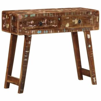 ARDEBO.de - Konsolentisch 90x32x75 cm Altholz Massivholz