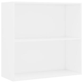 B?cherregal Wei? 80x30x76,5 cm Holzwerkstoff