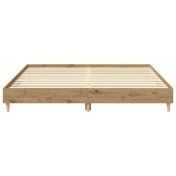 Bettgestell ohne Matratze Artisan-Eiche 160x200cm Holzwerkstoff