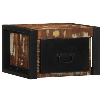 Nachttische 2 Stk. Mehrfarbig 40x35x25 cm Altholz Massivholz