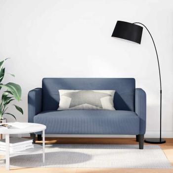 ARDEBO.de - Zweisitzer-Sofa Blau 109 cm Cordstoff