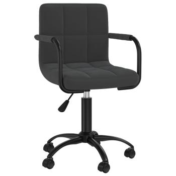 Bürostuhl Drehbar Schwarz Samt
