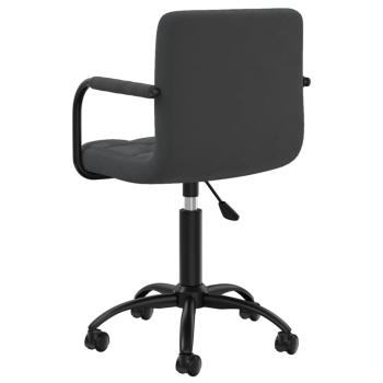 Bürostuhl Drehbar Schwarz Samt