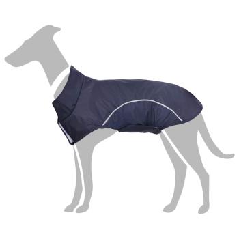 ARDEBO.de - Hunde Regenmantel mit Reflexstreifen Polyester Marineblau L
