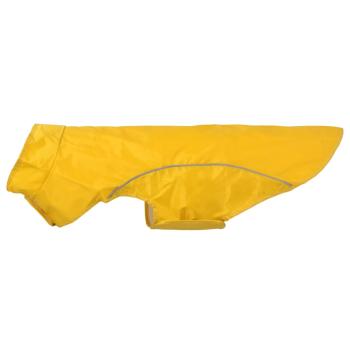 Hunde Regenmantel mit Reflexstreifen Polyester Gelb L