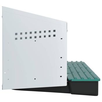 Hühner-Nistkasten 4 Fächer Wandmontage Verzinkter Stahl
