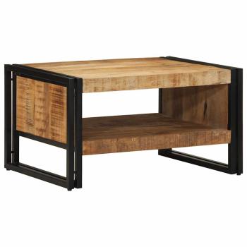 ARDEBO.de - Couchtisch 70x50x38 cm Raues Massivholz Mango